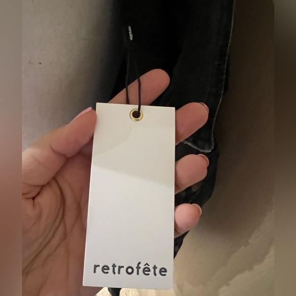 SOLD đź’™Retrofete Rissa Jacket Medium in Light Onyx - Picture 7 of 7